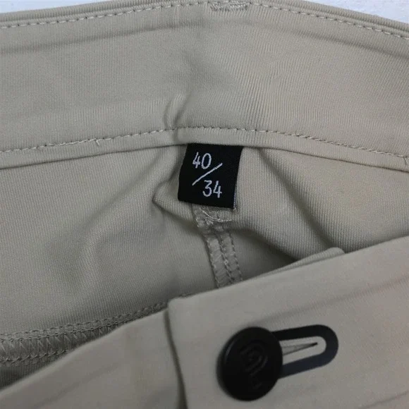 Lot 3 Public Rec 40x34 Black Gray Khaki Gamechanger Slim Athletic Golf Pants - Picture 7 of 9